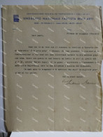 Signed Letter Lettera Firmata Scultore E Politico ANTONIO MARAINI. Firenze 1937 - Peintres & Sculpteurs