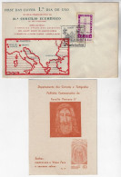 Brazil 1966 Official Souvenir Card 28 + Cover Commemorative Cancel 21st Ecumenical Council 2nd In The Vatican Jesus - Lettres & Documents