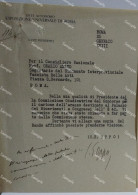 Signed Letter Lettera Firmata Pittore E Politico CIPRIANO EFISIO OPPO. Roma 1940 - Peintres & Sculpteurs