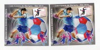 !!! NOUVEAUTE LES 2 BLOCS DU CARRE MARIGNY 2015 ** CHAMPIONNAT DU MONDE DE HANDBALL - Carré Marigny