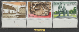 N° 1533 / 35**   Pl. 3-4-4  Postfris - 1961-1970