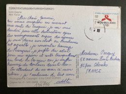 CP Pour La FRANCE TP JO ISTANBUL 2000 2500L OBL.19 9 93 CESME - Cartas & Documentos