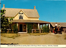 Canada Calgary Heritage Park Burnside Ranch House & Hay Rack  - Calgary