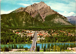 Canada Banff National Park Village Of Banff And Cascade Mountain 1979 - Banff