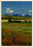 Canada Alberta Mountains And Prairie Fields 1992 - Otros & Sin Clasificación