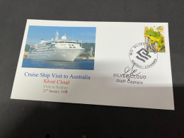 14-7-2023 (2 S 14) Cruise Ship Cover -  Silver Cloud (2006) - Signed By Ship Captian's - 1 Of 10 - Andere(Zee)