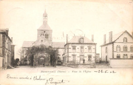 BÉTHENIVILLE - Place De L'église - Carte Précurseur Cliché 1900 - Bétheniville