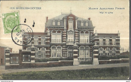 BELGIQUE Courcelles Centre Maison Alexandre Pierron édition Albert Lemaître CPA 1910 - Courcelles