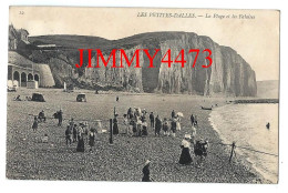 CPA - LES PETITES-DALLES - La Plage Et Les Falaises En 1909 ( Bien Animée ) ( Canton De Valmont Seine Inf. ) N° 12 - Valmont