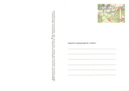 UKRAINE - 3 POSTCARDS 7.2.2001 Mi PSo 23-25 ** / *510 - Ucraina