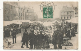 Cp, Commerce, Marché, 50, SAINT LO, Le MARCHE, Voyagée 1912 - Marchés