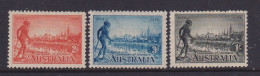 AUSTRALIA - 1934 Victoria Centenary Set Perf 111/2 Very  Lightly Hinged Hinged Mint - Mint Stamps