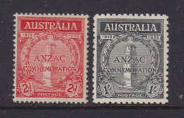 AUSTRALIA - 1935 ANZAC Set Never Hinged Mint - Ungebraucht