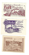 *notgeld   Austria Munzkirchen 10+20+50 Heller  637a+c1+e2 Cat. Val 4 Euro - Autriche