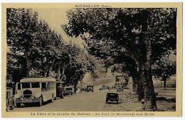 CPA 38 Roussillon Rare La Place Et Montée Du Chateau Près Saint St Maurice L'Exil Salaise Sur Sanne Chanas Anjou Agnin - Roussillon