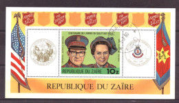 Zaire Block 34 Used (1980) - Usati