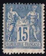 France N°90 - Neuf * Avec Charnière - TB - 1876-1898 Sage (Type II)