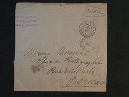 BV18 MADAGASCAR   BELLE LETTRE RRR 1895 CORPS EXPEDITIONNAIRE  POUR BORDEAUX FRANCE +AFF. INTERESSANT ++ - Covers & Documents