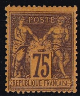 France N°99 - Neuf * Avec Charnière - TB - 1876-1898 Sage (Type II)
