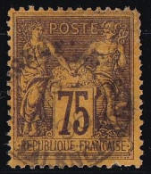 France N°99 - Oblitéré - TB - 1876-1898 Sage (Type II)
