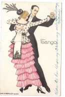 Mela Koehler TANGO BKWI 843-4 Used In Denmark 1916 - Köhler, Mela