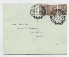 INDIA ONE ANNAX3 LETTRE COVER SIALKOT 8 AP 1926 TO FRANCE - 1902-11 Roi Edouard VII