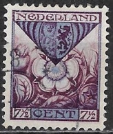 Plaatfout Violette Punt Links In De Witte Rand (zegel 63) In 1925 Kinderzegels 7½+ 3½ Cent Paars / Blauw NVPH 167 PM 3 - Plaatfouten En Curiosa