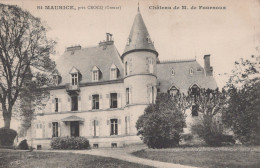 23 / SAINT MAURICE PRES CROCQ / CHATEAU DE M DE FOURNOUX / RARE - Crocq