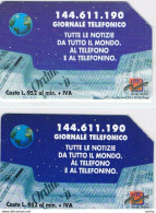 2  USATE   £. 5.000  + £. 10.000  -  31.12.1996  GIORNALE  TELEFONICO  -  S. CPL. - Öff. Sonderausgaben