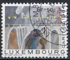 LUXEMBOURG - Dessin "Pont Du Grand-Duc Adolphe" (6+0,50 Fr.) - Usati