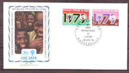 Congo 676 & 677 FDC Unwritten Year Of The Child IYC (1979) - FDC