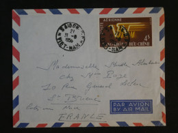 BV18  VIETNAM CONG HOA  BELLE LETTRE RR 1954 A ST BRIEUC FRANCE +   ++AFF. INTERESSANT ++ - Vietnam