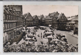 7060 SCHORNDORF, Marktplatz, Marttreiben, LKW, 1957 - Schorndorf