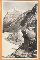 Banff Alberta Canada Old Real Photo Postcard - Banff