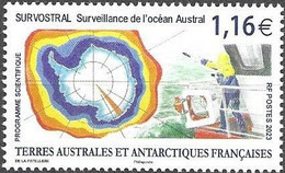 FRENCH ANTARCTIC, TAAF, 2023, MNH, OCEAN SURVEILLANCE,1v - Otros & Sin Clasificación