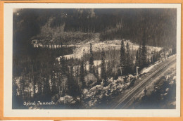 Banff Alberta Canada Old Real Photo Postcard - Banff