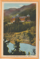 Banff Alberta Canada Old Postcard - Banff