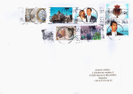 CC CON SELLOS FAMILIA REAL COLECCIONISMO RELOJ LOTERIA - Lettres & Documents