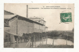 Cp, 77, BRIE COMTE ROBERT, VILLEMENEUX, Vue Extérieure De La Ferme Et Distillerie, Voyagée - Brie Comte Robert