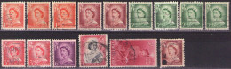 New Zealand 1953-1958 LOT,USED - Gebruikt