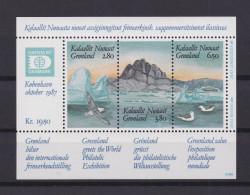 GROENLAND 1987 BLOC N°1 NEUF** OISEAUX - Blocks & Sheetlets