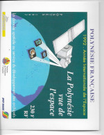 Polynesie Francaise Mnh **  1992 Sheet 7 Euros Space - Blocs-feuillets