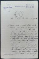 DOCUMENT PUY DE DOME / PUY GUILLAUME 1924 PORT DES TELEGRAMMES - Manuscrits