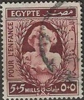 EGYPT 1940 Child Welfare - 5m.+5m - Princess Ferial (18 Months Old) FU - Oblitérés