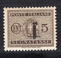 Repubblica Sociale Italiana - Segnatasse 5 Centesimi * MH - Postage Due