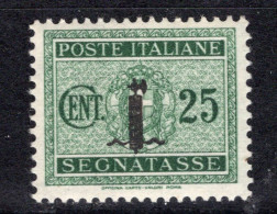 Repubblica Sociale Italiana - Segnatasse 25 Centesimi * MH - Impuestos