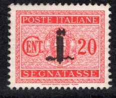 Repubblica Sociale Italiana - Segnatasse 20 Centesimi * MH - Postage Due