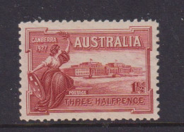 AUSTRALIA - 1927 Parliament House 11/2d Never Hinged Mint - Ungebraucht