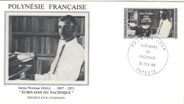 F P+ Polynesien 1988 Mi 497 FDC Hall - Briefe U. Dokumente