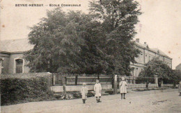 Beyne-Heusay  Ecole Communale Animée Voyagé En 1920 - Beyne-Heusay